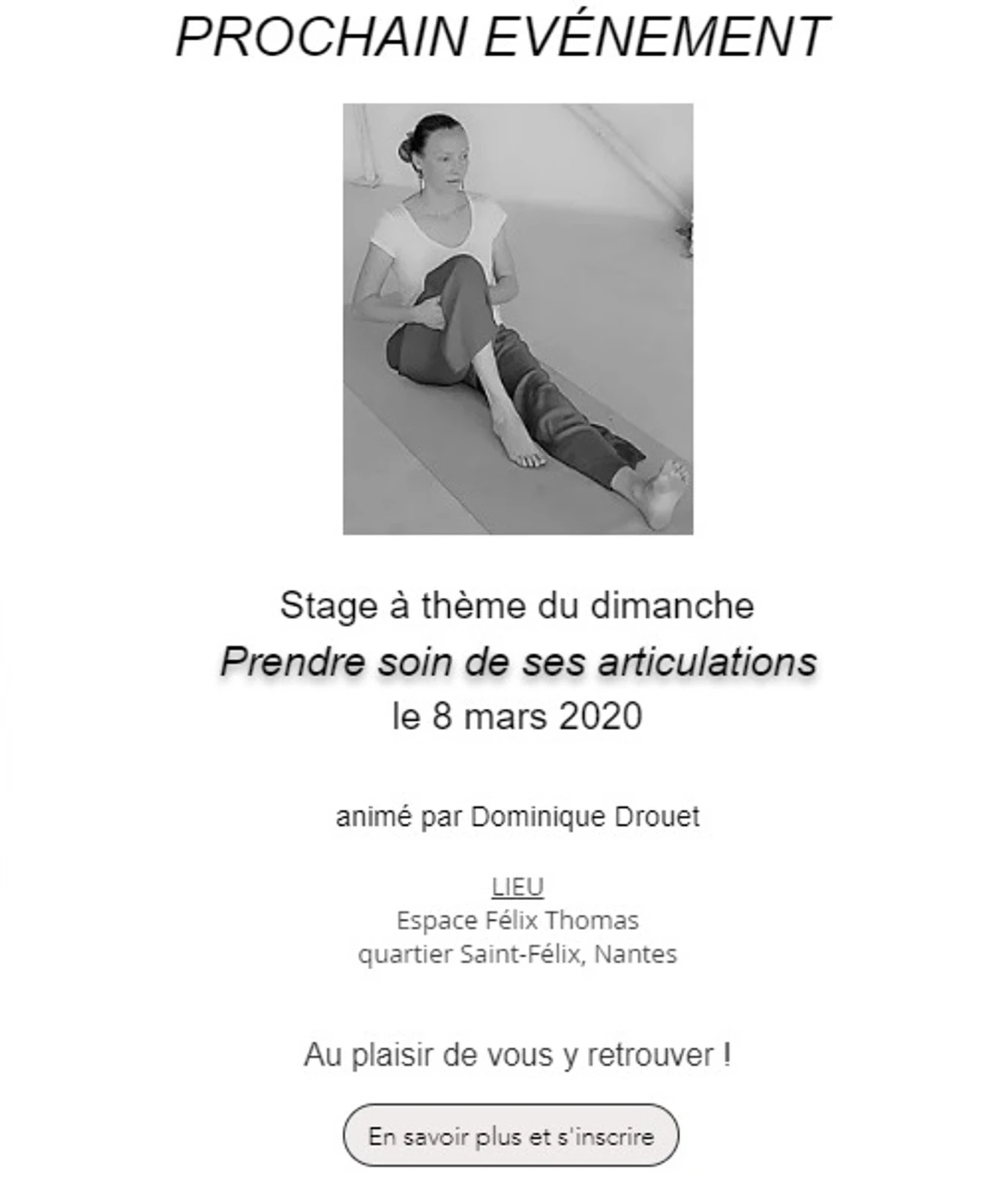 Stage à thème du dimanche 8 Mars I  | À Corps Libre | Yoga de l'énergie | Nantes