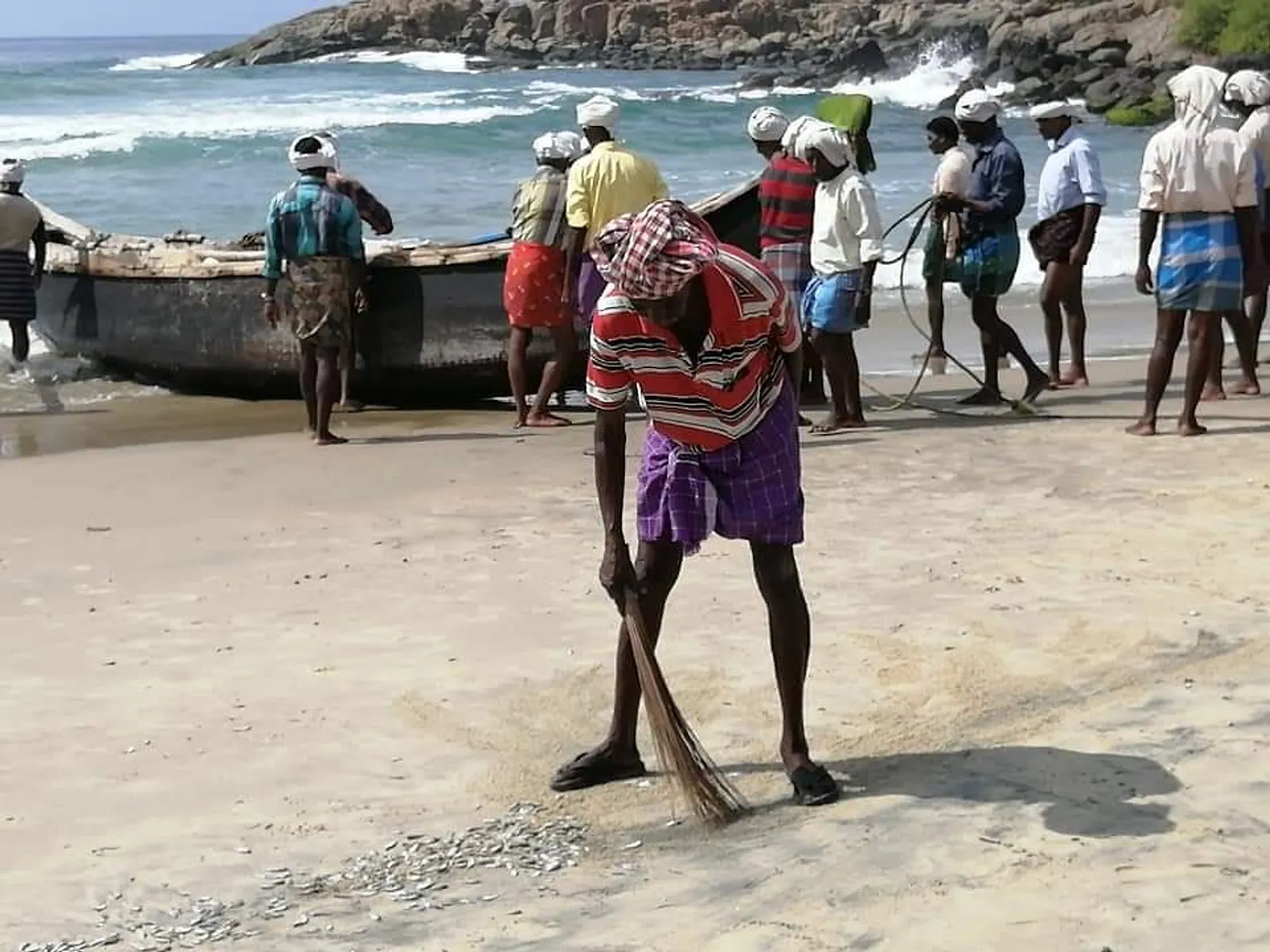 Pêcheurs de Kovalam, Voyage en Inde du sud, Ayurvéda, Massages ayurvédiques, Kerala